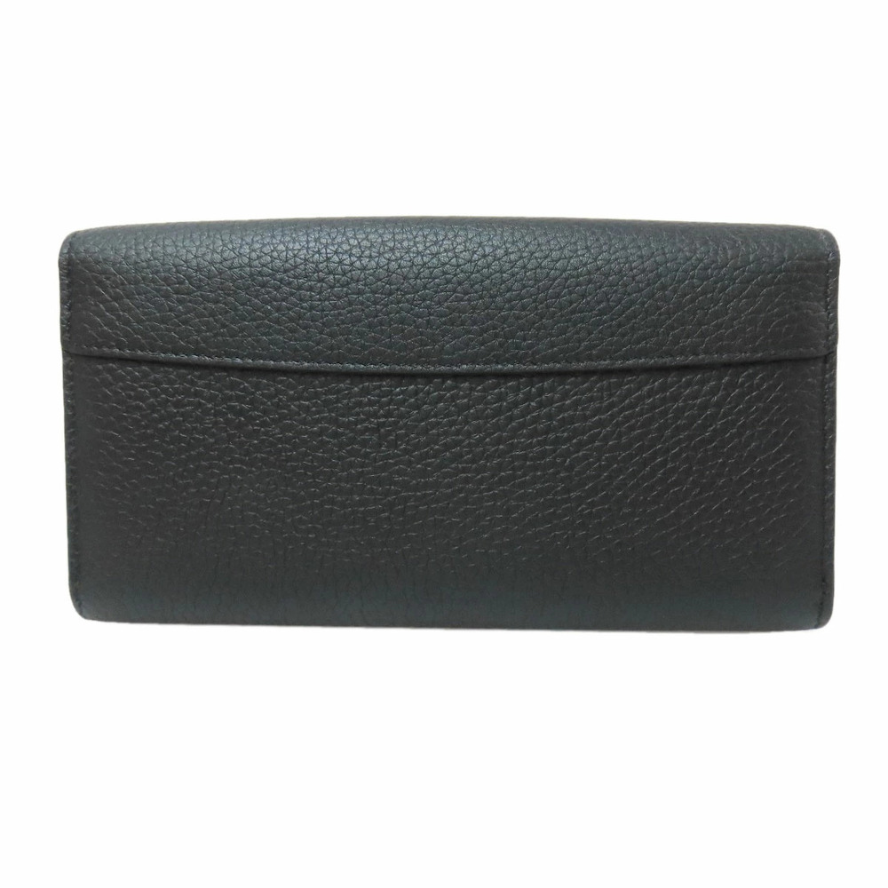 Louis Vuitton Long Taurillon Capucines Portefeuille Leather Wallet coin Black
